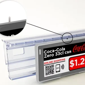 Plastic Extrusion Electronic Digital Price Shelf Labels Tag Holder