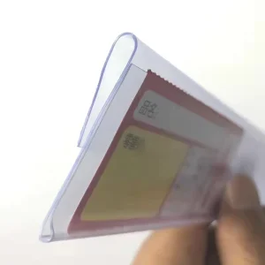 Plastic Label Holder H 35mm H40mm Supermarket Price Tag Strip Holder Data Price Tag Strips