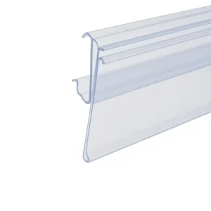 Plastic Label Holder With Replaceable Data Strip For Supermarket Shelf Edge Signage