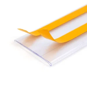 Plastic PVC Self-adhesive Flat Store Extruded Data Strip Supermarket Price Label Holder Shelf Price Tag Ticket