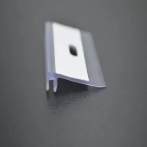 Plastic PVC Self-adhesive Flat Store Extrudedsupermarket Price Label Holder Shelf Price Tag Ticket Holder