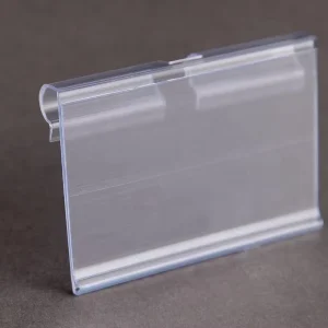 Plastic Price Tag Holder for Display Shelves Hook