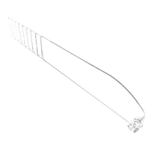 Plastic Shelf Divider with Adjustable Clips for Grocery Store Displays