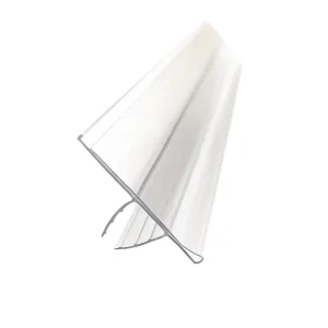 Plastic Supermarket Shelf Data Strip Label Holder Price Tag Holder