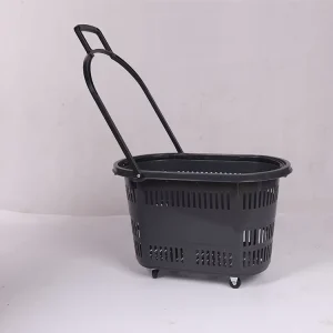 Plastic Supermarket Shopping Basket for Sale
