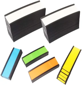 Plastik Supermarket Shelf Label Holder Adhesive Label Holder Magnetic Price Tags