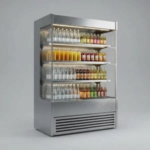 Plug-in 5 Layers Open Display Cooler for Convenience Store Multi-deck Fridge for Drinks and Dairy Showcase