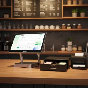 Point of Sale System Touch Screen Pos Machine Restaurant Portable Cash Register