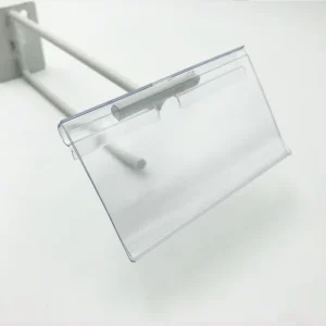 Pop Billboard Channel Promotion Card Buckle PVC Shelf Clip Accessory for Warehousing and Supermarket Supplies