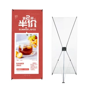 Popular 80×180 60×160 X Banner Stand Advertising Display Rack for Exhibition X Frame Banner Stand