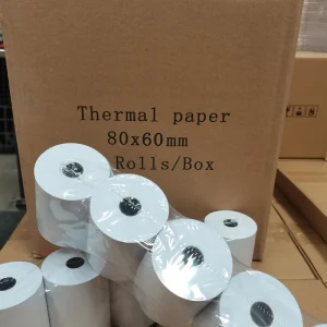 Popular in Southeast Asia South Africa Middle East and Africa Markets Thermal Paper Roll 80x60mm Cash Register Paper