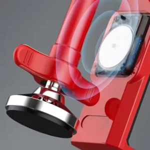 Portable Anti theft Door Lock Red All in one Suitable for Hotel Home and Travel Security Blocker