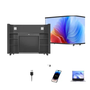 Portable DJ Booth Table Led Display Screen IP54 Front Waterproof P1.86 P2.5 Indoor DJ Stand LED Display Module