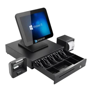Portable Dual Screen POS Hardware Point of Sales Registers 15in POS Machine