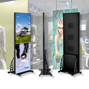 Portable Indoor LED Poster Display Floor standing Digital LED Poster Screen Used for Advertising