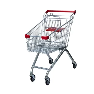 Portable Rolling Cart for Grocery Shopping Heavy Duty Shopping Trolley Supermarket Shopping Cart