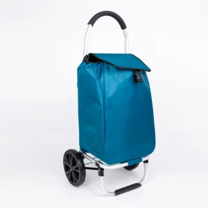 Portable Trolley Shopping Bag with RPET Polyester Fabric