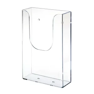Premium Acrylic Wall Organizer Space Saving Brochure Holder Office Reception Wall File Display Rack for Shops