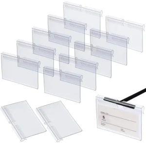 Price Tag Clear Plastic Label Holder