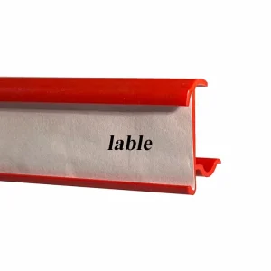 Price Tag Holder Label Extrusion Label Holder Data Strip For Supermarket Shelves