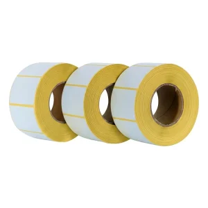 Printed Custom Size 75×130 Self adhesive Thermal Label Rolls for Barcod Express Delivery and Transportation Packaging Labels