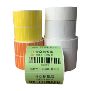 Printing Custom Barcode Label Sticker Self Adhesive Paper Direct Thermal Transfer Label 20*10mm Shipping Label