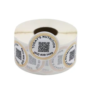 Private Labeled Barcode Stickers Flexible Low Minimum Orders Available
