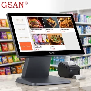 Professional Customized 15.6 Inch Capacitive Touch Screen Pos System All in One Pos Machine for Supermarket