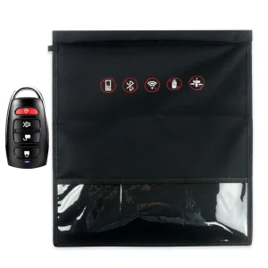 Professional Faraday Bag Signal Blocking 80 90db Pouch Waterproof RFID Car Key Shield Bag for Cell Phone Data Privacy Protection