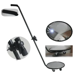 Professional Under Car Security Checking Searching Mirror Clear Under Vehicle Inspection Convex Mirror With LED Light
