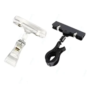 Promotion Shelf Clip Price Tag Supermarket Adjustable Plastic POP Clip Hanging Label Holder Clip