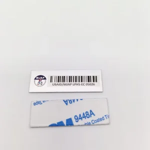 Property Machine Shipping Metal Stainless Steel Numbered National Band Data Smartsign Engraved Laser Computer Tool Asset Tag