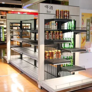 Puffe Supermarket Metal Rack Business Super Shelves for Supermarket Somk