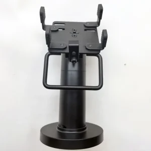 Q2 N910 Retail POS Holder Metal and Plastic Credit Card Machine Stand with Swivel Holder
