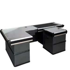 Quality Guaranteed Luxurious Aluminium Alloy Edge Supermarket Design Grocery Store Checkout Counter