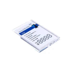 RECHI Acrylic Table Card Display Sign Holder Menu Price Tag Display Stand for Store Hotel Supermarket