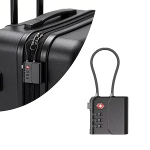 RP 148 Heavy Duty 3 Digit Combination Location Tracker Anti theft Padlock Find My Luggage Location Tsa Padlock