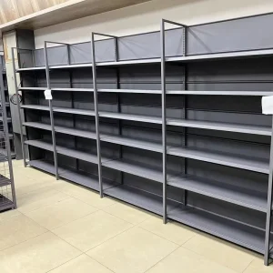 RUNDA 60# Heavy Duty Display Stand Racks Gondola Shelving Supermarket Shelf Steel Rack Store Display Stand Shelf