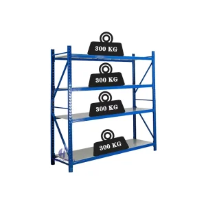 Racking Adjustable Metal Boltless Shelf and Racks Warehouse Storage Medium Duty Metal Rack Shelf