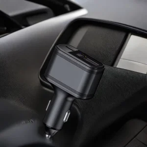 Real Time Tracking GPS Tracker USB Type C Ports Anti Theft SOS Spy Hidden Device Black Cigarette Lighter 4G Car Charger Vehicle