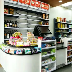Reception Counters Front Desk Cash Desk Counter for Supermarket Retail Checkout Counter