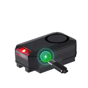 Rechargeable Bicycle Anti Theft Alarm Loud Siren Bike Motorcycle Safety Alarm Vibration Sensing Supplies