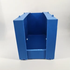 Recyclable Corrugated Plastic Stackable Warehouse Picking Bin with Flexo Printing for Inventory Order Picking