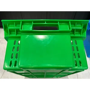 Recyclable Nestable Collapsible Plastic PP Crates Stackable Solid Storage Boxes Bins for Fruit and Vegetables