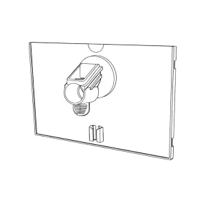 Reflex Sign Holder for Arm US A6 Face Out Graphic Holder