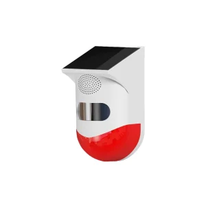 Remote Control Solar Panel Alarm With Anti Theft Infrared Induction PIR Sensor Light Device for Outdoor Home Security