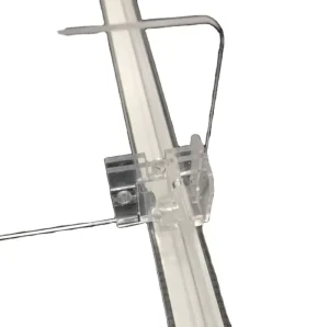 Retail Acrylic Pusher System Shelf Divider for Product Management on Shelves