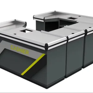 Retail Checkout Counter POS Station Cash Register Desk and Payment Counter for Efficient Customer Service