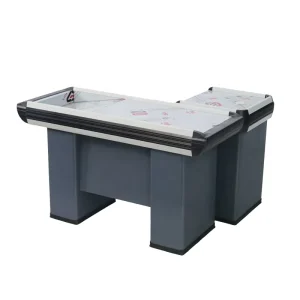 Retail Convenience Store Cash Table Furniture Dimension Design Grocery Cashier Checkout Counter for Shop Checkout Counter