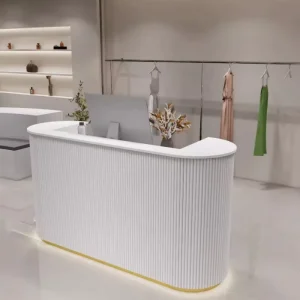 Retail Custom Cashier Counter Beauty Spa Hair Salon Reception Desk